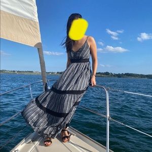 Lulus striped maxi dress